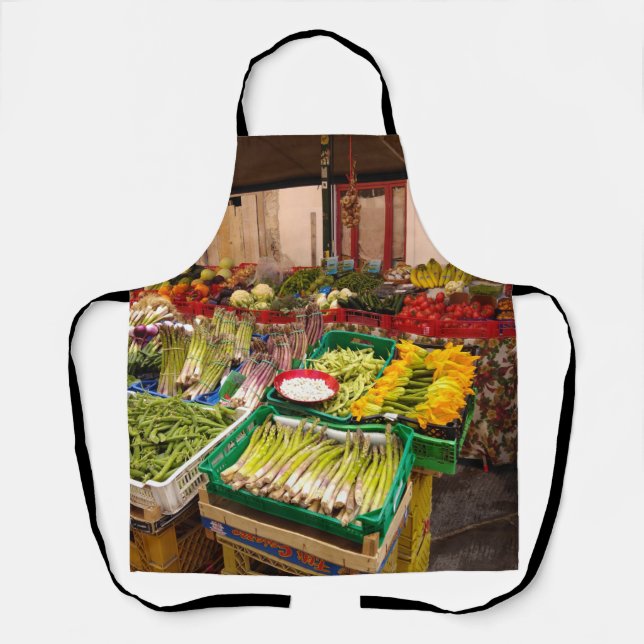 Italienischer Obstmarkt und Veg Markt in Pisa Schürze (Vorderseite)