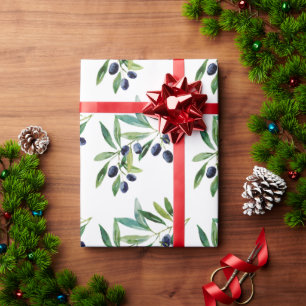 Italienischer Olivenzweig Geschenkpapier