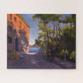 Italienischer Palazzo Pink beeindruckende Malerei