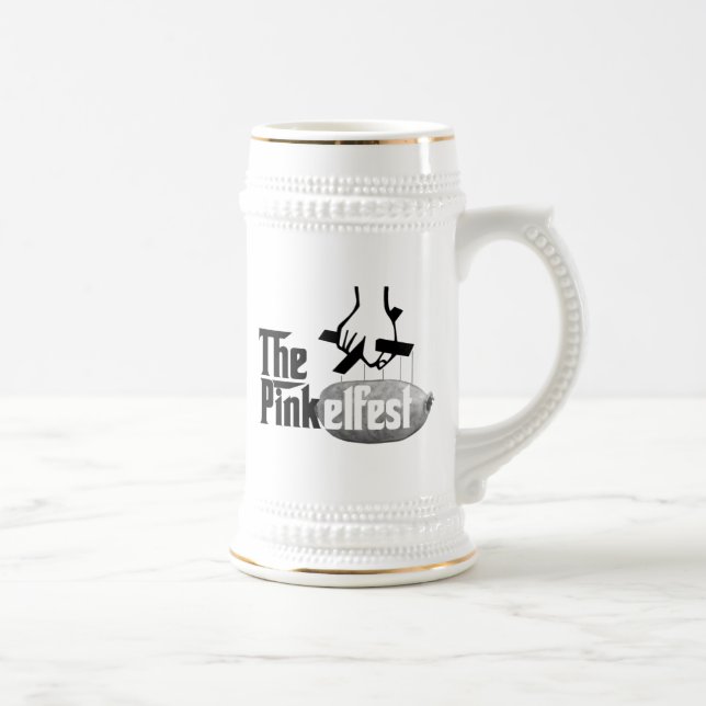 Italienischer Pinkel Stein Bierglas (Rechts)