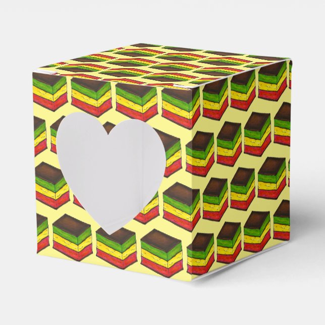 Italienischer Regenbogen Sieben Schicht Weihnachts Geschenkschachtel (Vorderseite)