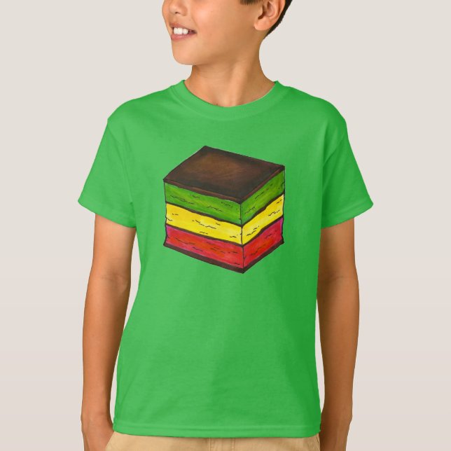 Italienischer Regenbogen Sieben Schicht Weihnachts T-Shirt (Vorderseite)
