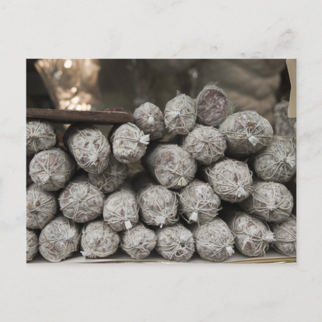 Italienischer Salami Postkarte (Vorderseite)
