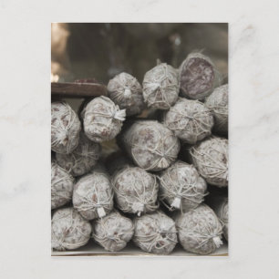 Italienischer Salami Postkarte