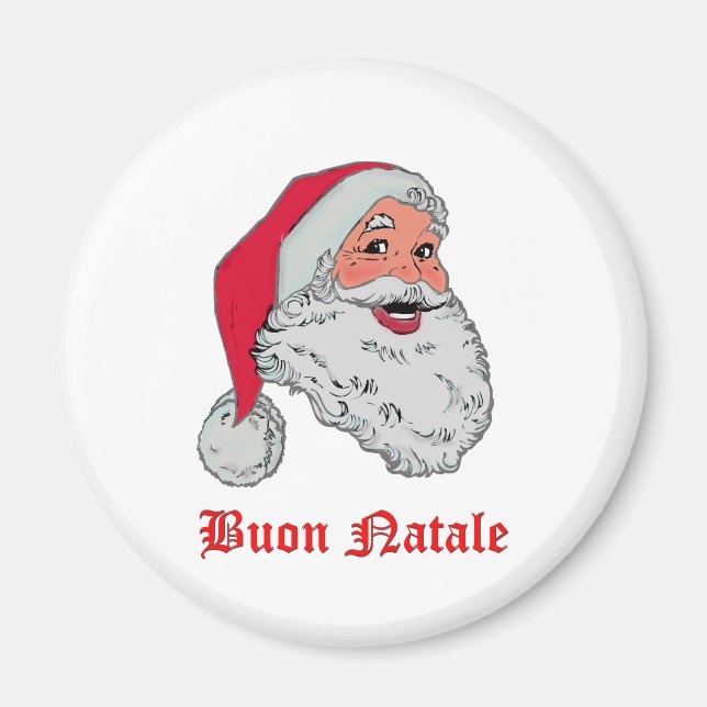 Italienischer Santa Santa Magnet (Vorne)