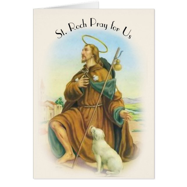 Italienischer Schutzpatron St. Roch Rocco der (Vorne)