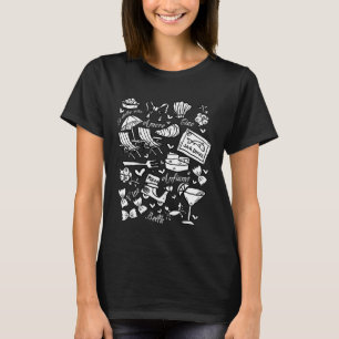Italienischer Sommer Clean Girl Sardinen Konservie T-Shirt