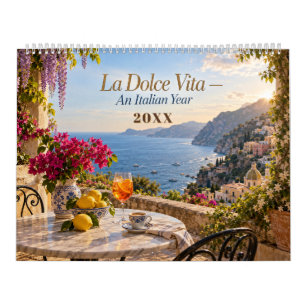 Italienischer Sommer La Dolce Vita Reise Kalender