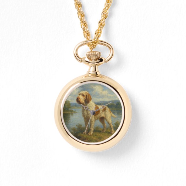 Italienischer Spinone Armbanduhr (Vorderseite)