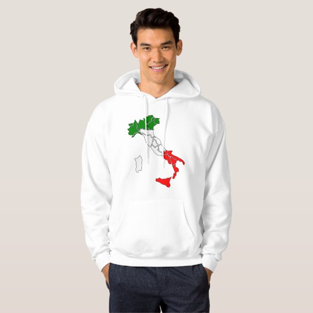 Italienischer Stiefel Hoodie (Vorne ganz)
