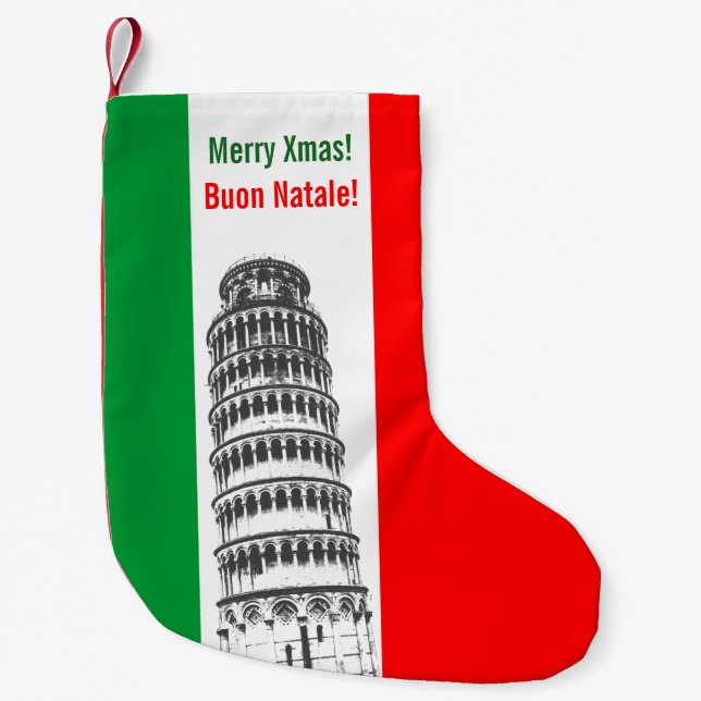 italienischer Stil Kleiner Weihnachtsstrumpf (Vorderseite)