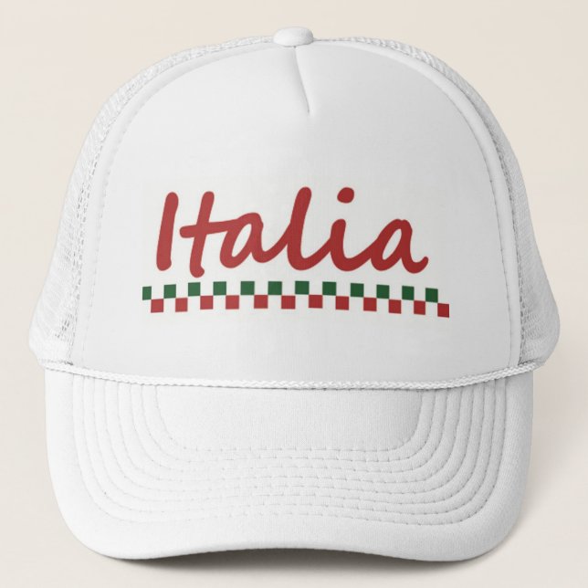 Italienischer Stolz-Italien-Hut Truckerkappe (Vorderseite)