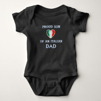 Italienischer stolzer Baby Jersey Baby Strampler