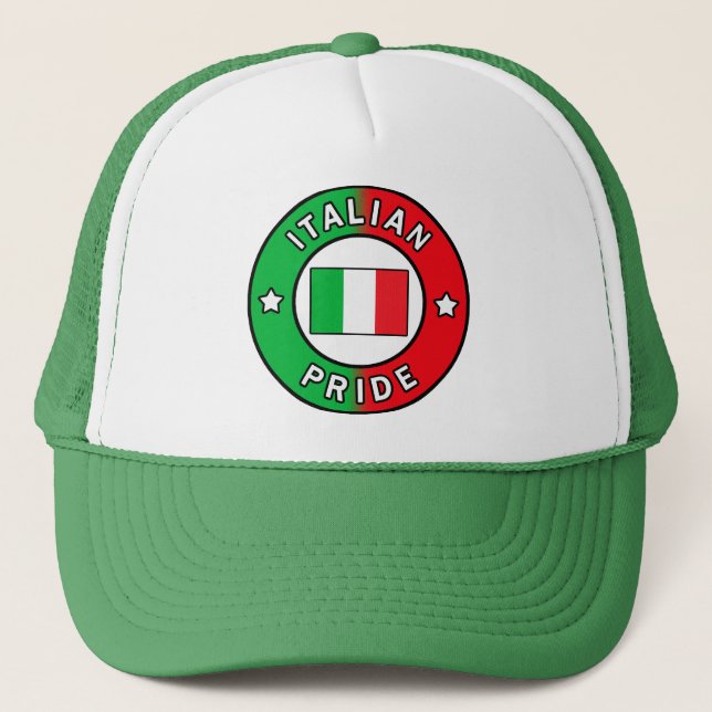 Italienischer Stolzhut Truckerkappe (Vorderseite)