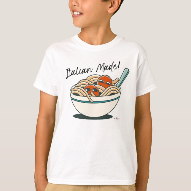 Italienischer T - Shirt Made Children (Vorderseite)