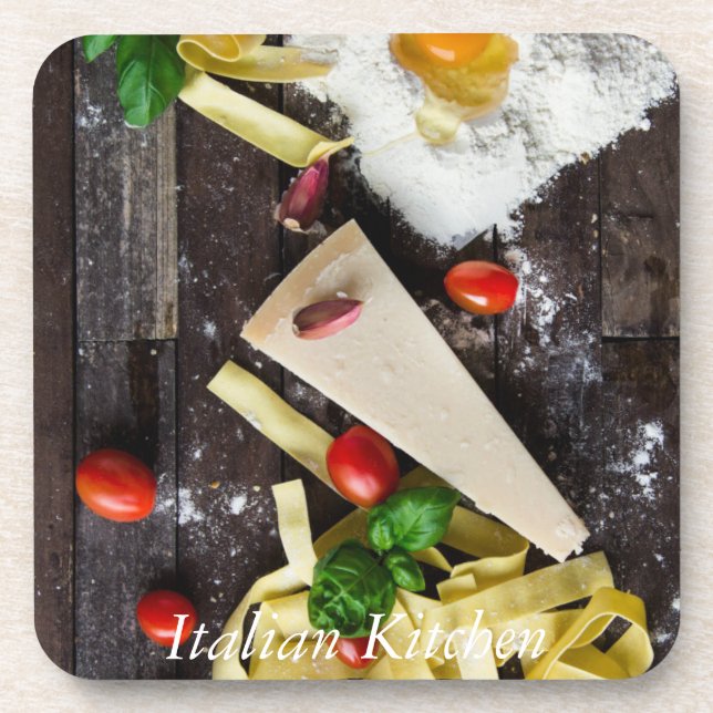 Italienischer Text für Lebensmittel Untersetzer (Vorderseite)