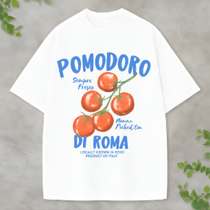 Italienischer Tomatenliebhaber Pomodoro di Roma Vi T-Shirt