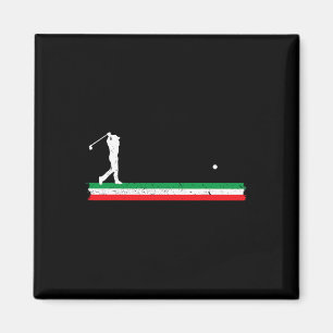 Italienischer Vater Golfen Vater Italien Flagge Go Magnet