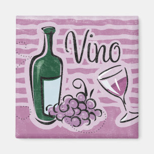 Italienischer Wein-Küchen-Magnet Magnet