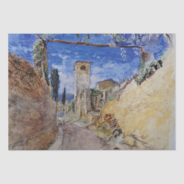 Italienischer Weinkeller Seidenpapier (Vorderseite)