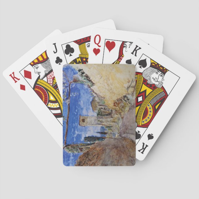 Italienischer Weinkeller Spielkarten (Rückseite)
