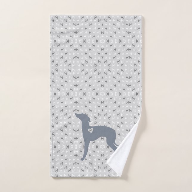 Italienischer Windhund-Badezimmer-Handgast-Tuch Handtuch (Handtuch)