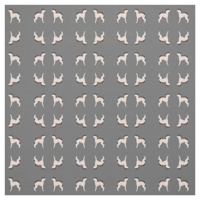 Italienischer Windhund-Gewebe Stoff (Muster)