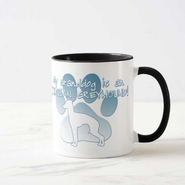 Italienischer Windhund Granddog Tasse (Rechts)
