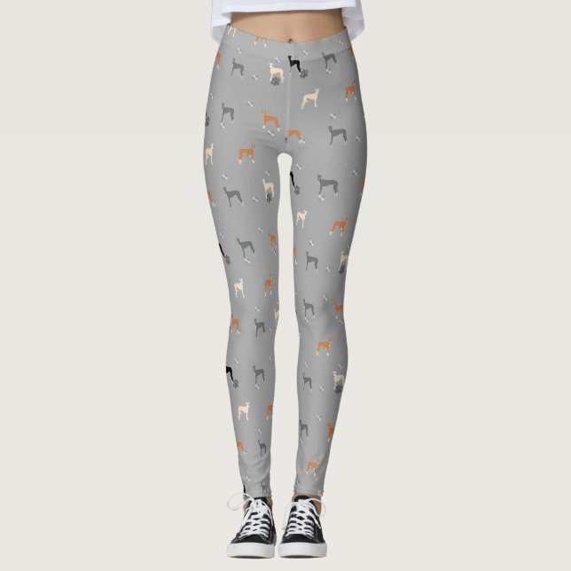 Italienischer Windhund Lularoe Leggings Iggy (Vorderseite)