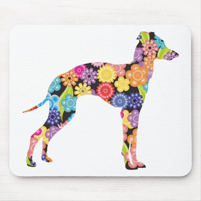 Italienischer Windhund Mousepad (Vorne)