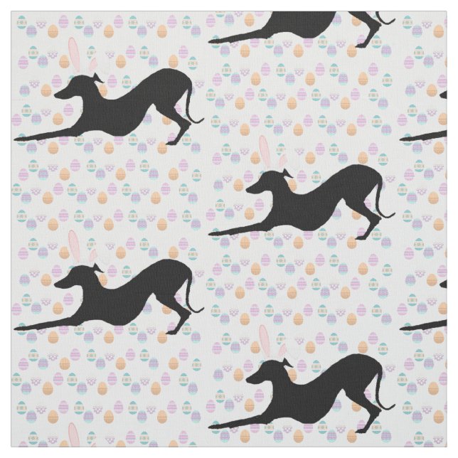 Italienischer Windhund-Ostern-Rettung Joann Gewebe Stoff (Muster)