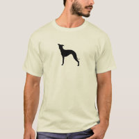 Italienischer Windhund-Silhouette