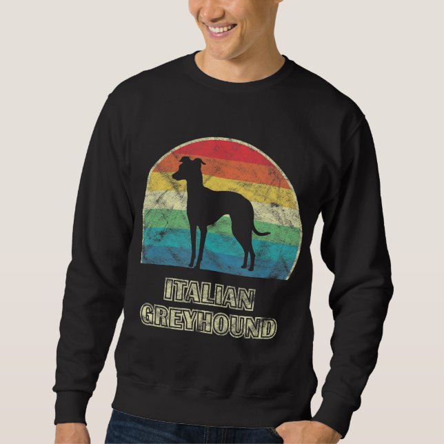 Italienischer Windhund Sweatshirt (Vorderseite)