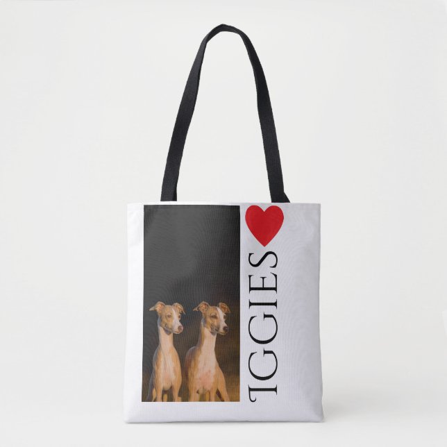 Italienischer Windhund-Taschen-Tasche Tasche (Vorderseite)