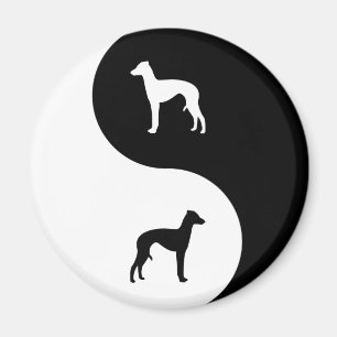 Italienischer Windhund Yin Yang Magnet