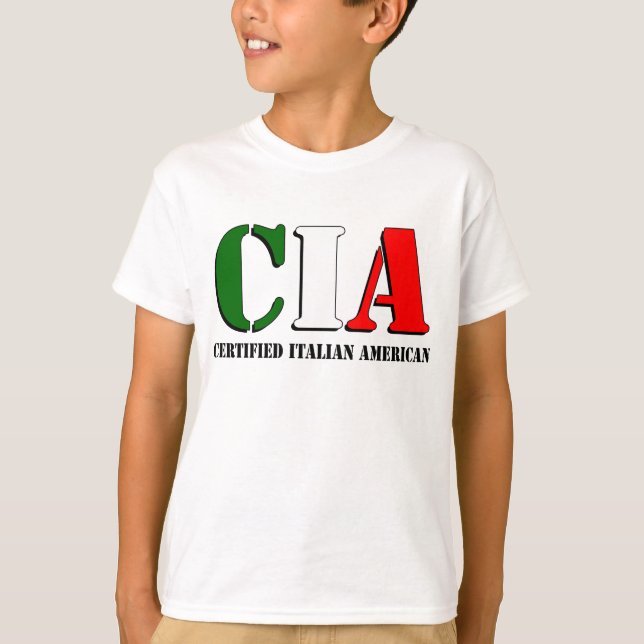 Italienischer zertifizierter Amerikaner T-Shirt (Vorderseite)