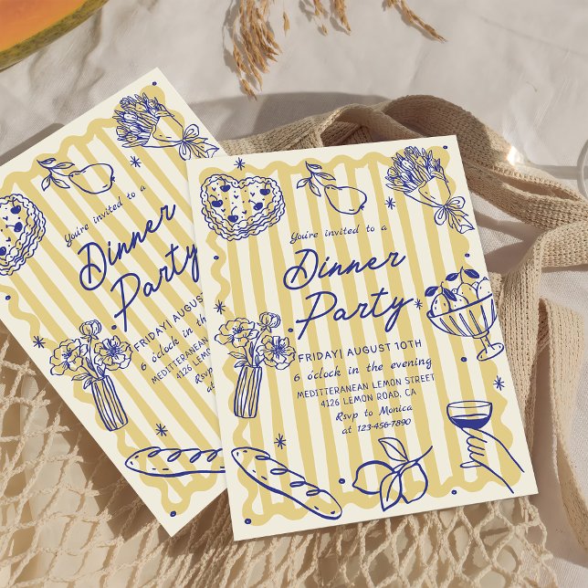 Italienisches Abendessen La Dolce Vita Einladung z (Von Creator hochgeladen)