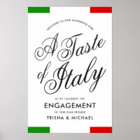 Italienisches Abendessen | Verlobungsfeier