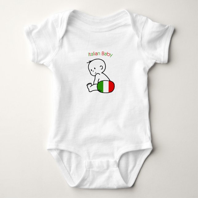 Italienisches Baby Baby Strampler (Vorderseite)