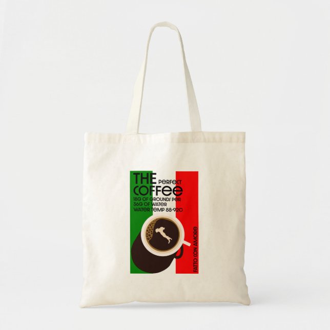 Italienisches Baristas Tragetasche (Vorne)