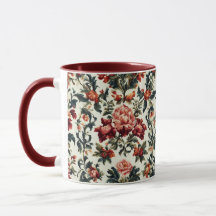 Italienisches Barock. Chic Blume und Blätter
