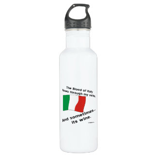 Italienisches Blut fließt durch die Vene irgendwan Edelstahlflasche