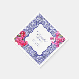 Italienisches Bougainvillea-Brautparty Serviette