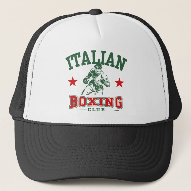 Italienisches Boxing Truckerkappe (Vorderseite)