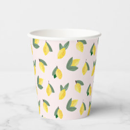 Italienisches Brautparty Lemon Pappbecher