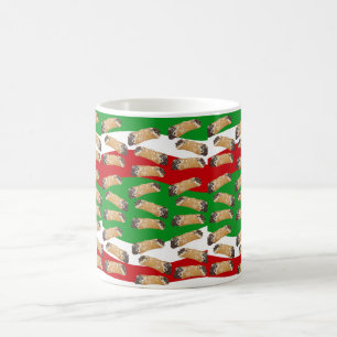 Italienisches Cannoli Dessert Kaffeetasse