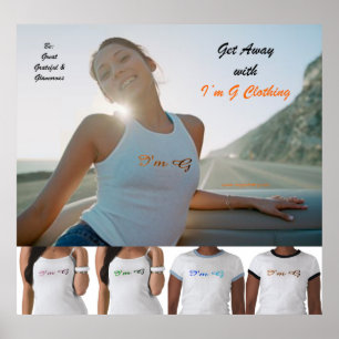 Italienisches Druckposter von G Clothing Poster