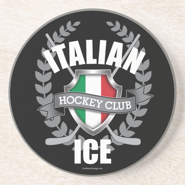 Italienisches Eis Getränkeuntersetzer (Vorne)