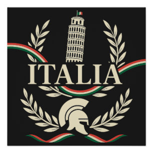 Italienisches Erbe-Wappen Poster
