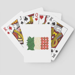 Italienisches Essen Spielkarten